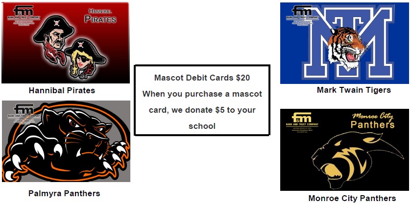 Debit Cards - Mascot